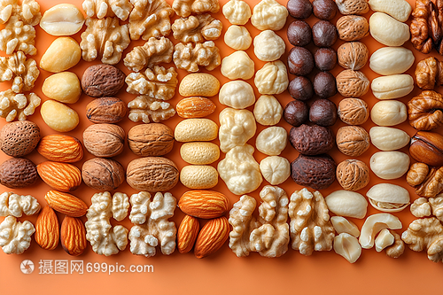 坚果食品的秩序美学 从餐桌到健康生活的完美摆放